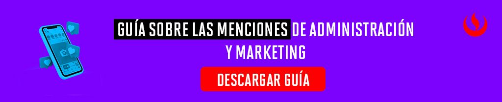 Gu&iacute;a De Menciones De Administraci&oacute;n Y Marketing Upc